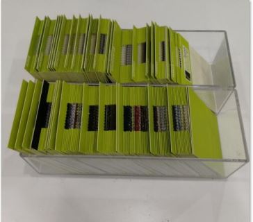 דגימת כרטיס דוגמית אקריליק